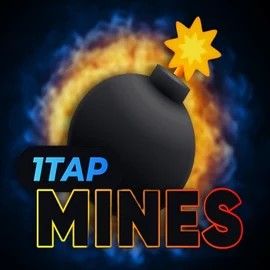 1Tap Mines online game logo by Turbo Games on instantcasinoo.eu