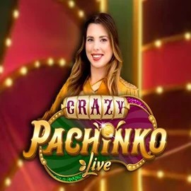 Crazy Pachinko slot logo by Evolution at Instant Casino