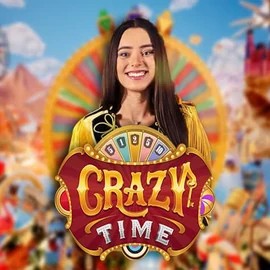 Enjoy Crazy Time by Evolution – logo hosted on instantcasinoo.eu