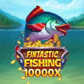 Fintastic Fishing slot logo by Foxium at Instant Casino