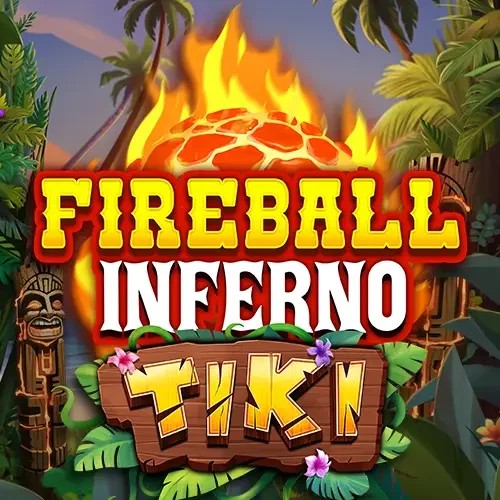 Official Slots logo: Fireball Inferno Tiki by NetEnt at Instant Casino