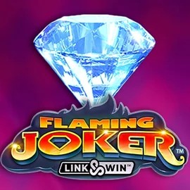 Flaming Joker Link and Win online game logo by Barstruck on instantcasinoo.eu