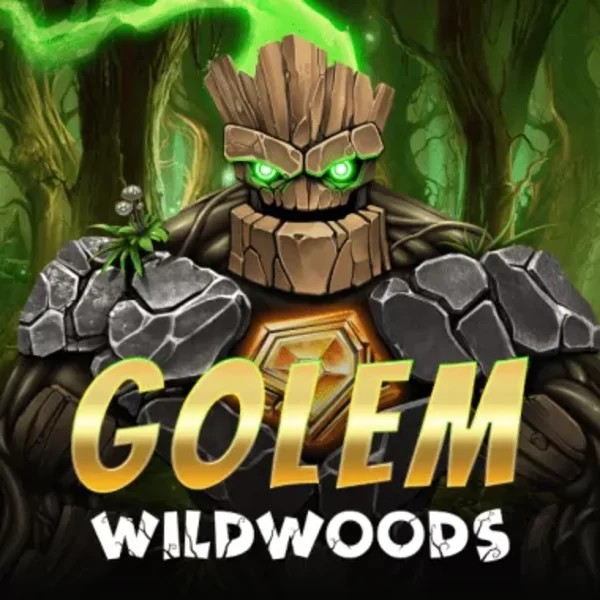 Golem Wildwoods logo by BF Games Instant Casino