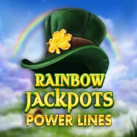 Rainbow Jackpots Power Lines online game logo by Red Tiger Gaming on instantcasinoo.eu