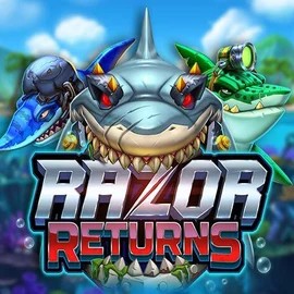 Official Slots logo: Razor Returns by Push Gaming at Instant Casino