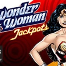 Wonder Woman Jackpots logo – Jackpots by Amaya at Instant Casino